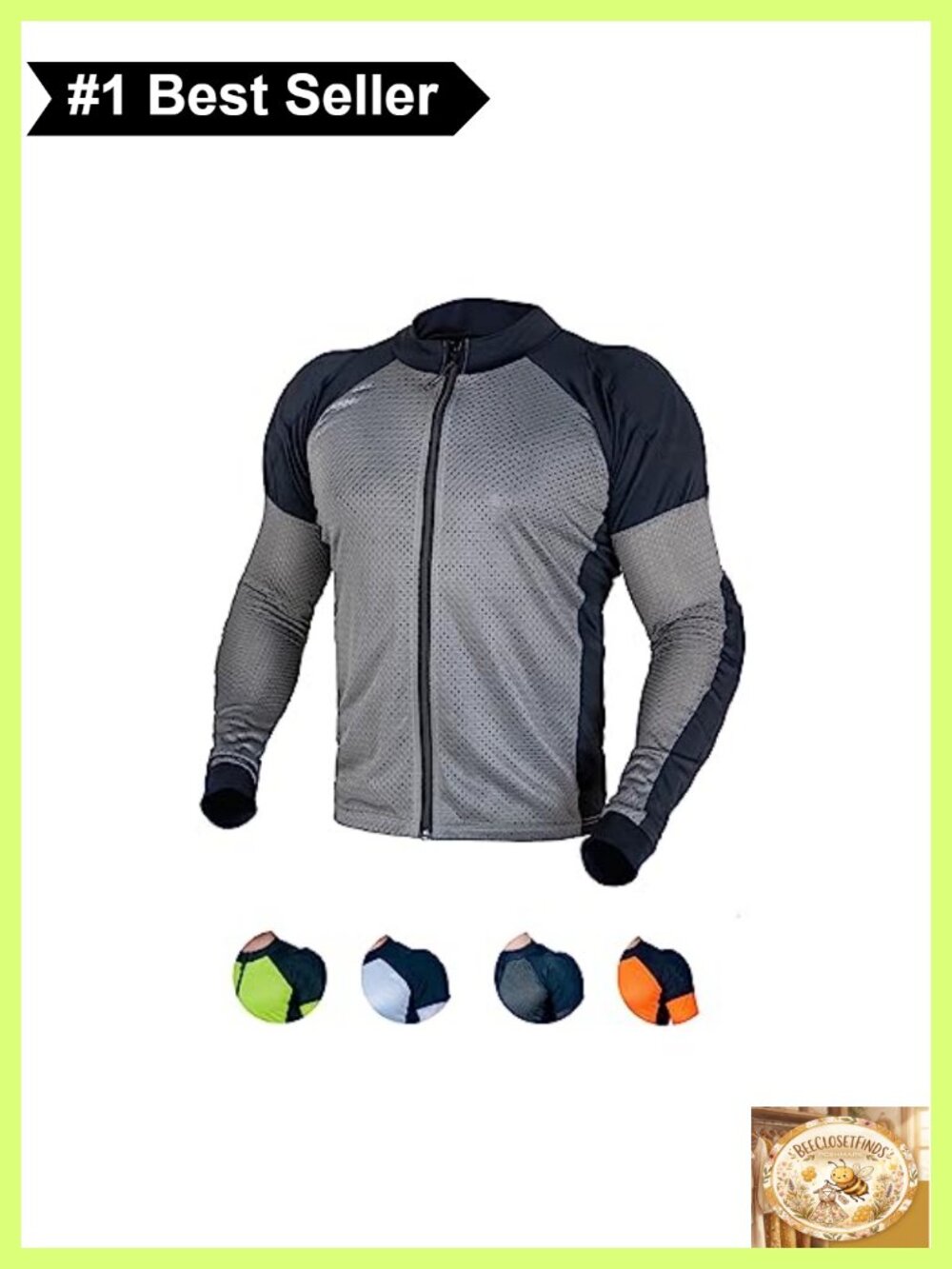 CE Level 2 Mesh Armored Motorcycle Shirt Removable Padding Summer Riding